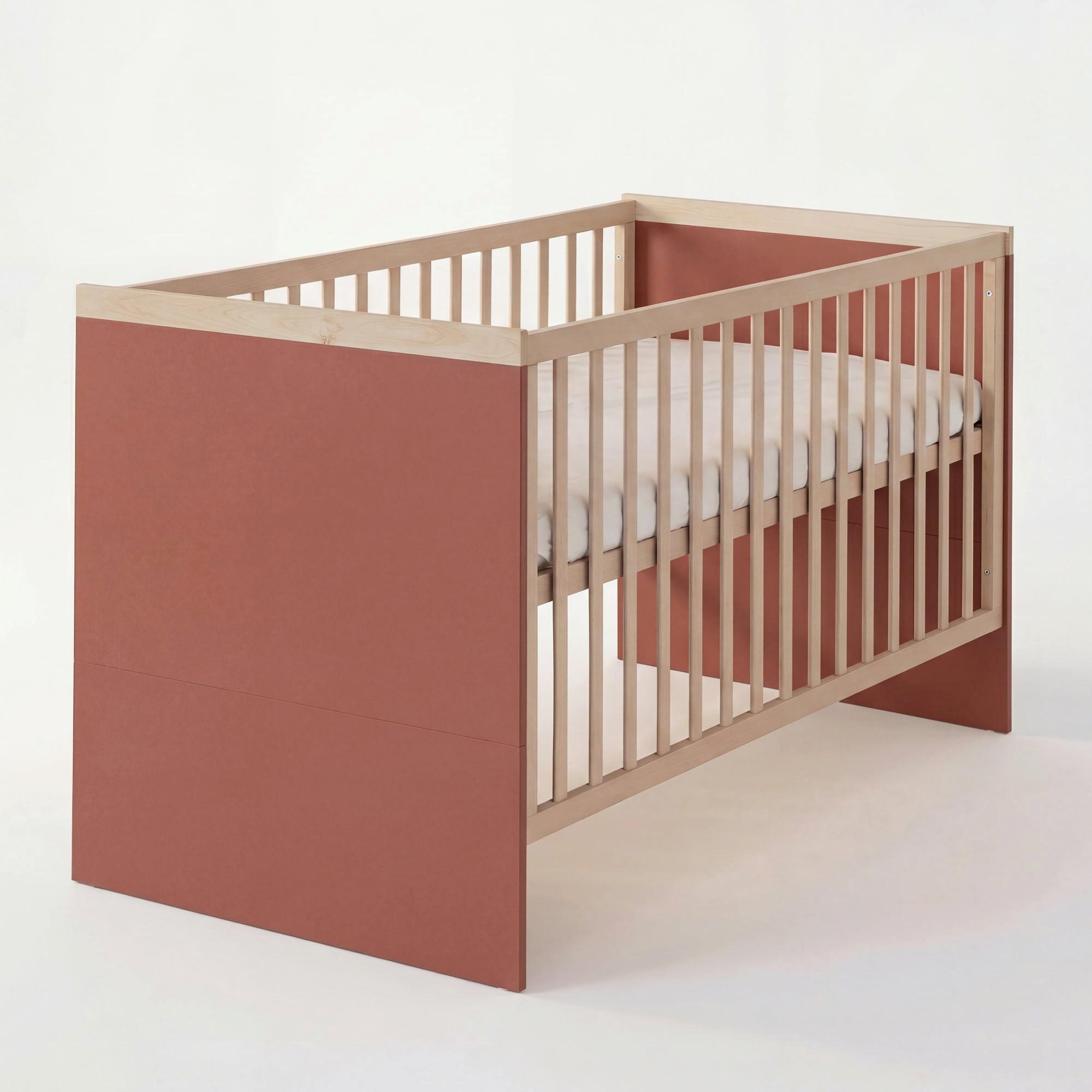 KINDERBETT Jimmy Mauve - Mauve, Holzwerkstoff (70/140cm) - Roba