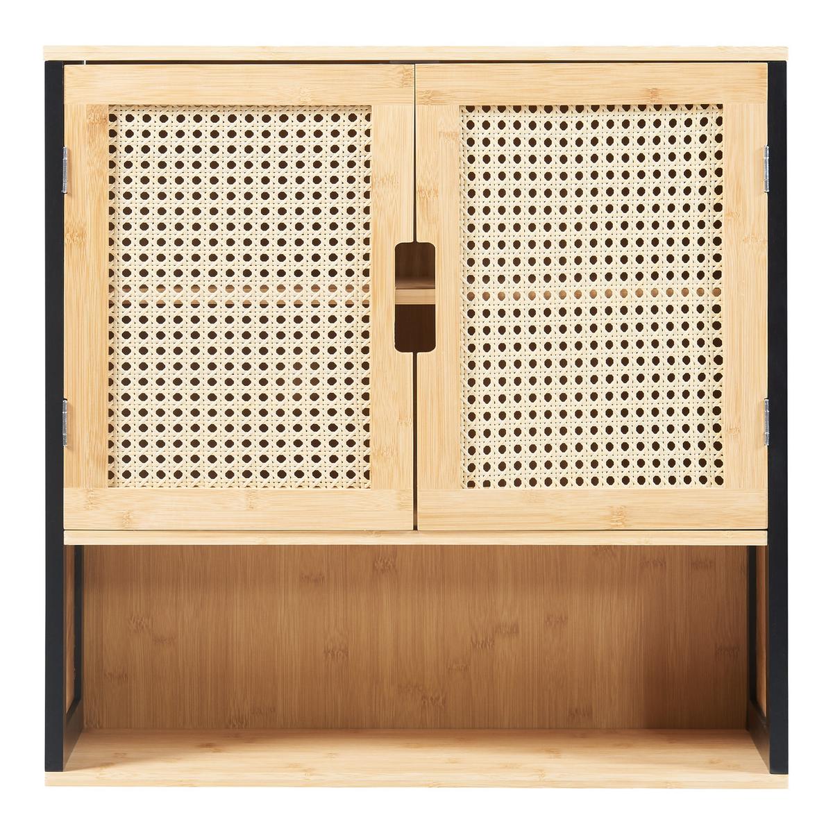 HÄNGESCHRANK Tervola - Naturfarben, Holz (60/60/20cm) - [en.casa]