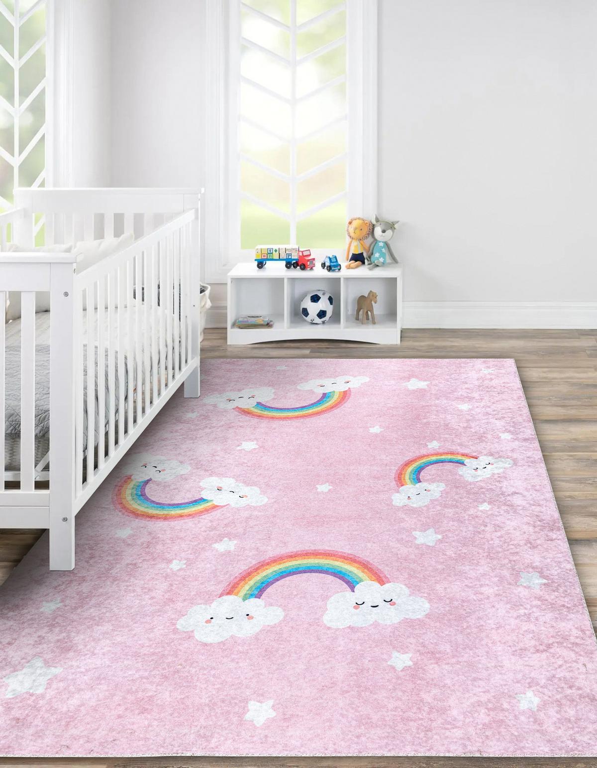 TEPPICH Junior 140/190 cm - Pink, Textil (140/190cm) - rugsX