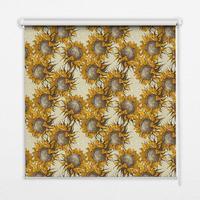 INNENROLLO - Fensterrollo - Rollo - 100x100 cm - Sonnenblume - Gelb, Kunststoff (100/100/0.5cm) - TULUP
