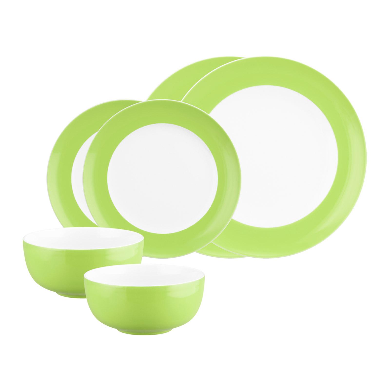 BASIC-SET Liberty Pure Colors Lime Green 6-tlg. - Grün, Keramik (2/2/2cm) - Seltmann Weiden