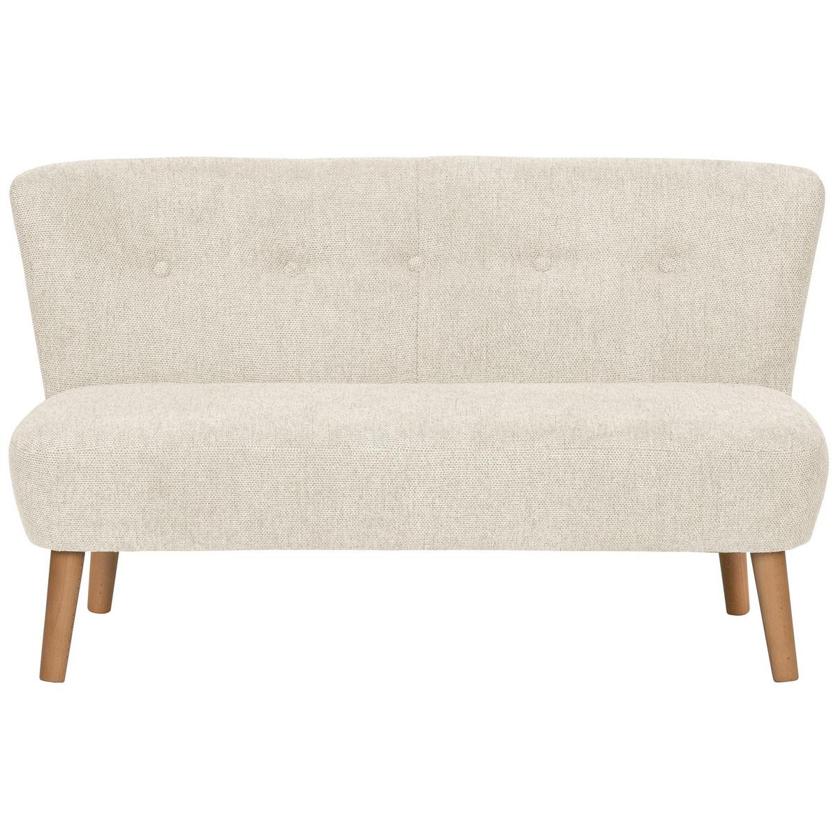 KINDERSOFA 2-Sitzer Katya Flachgewebe creme - Creme, Kunststoff (97/54/50cm) - 58aufmkessel