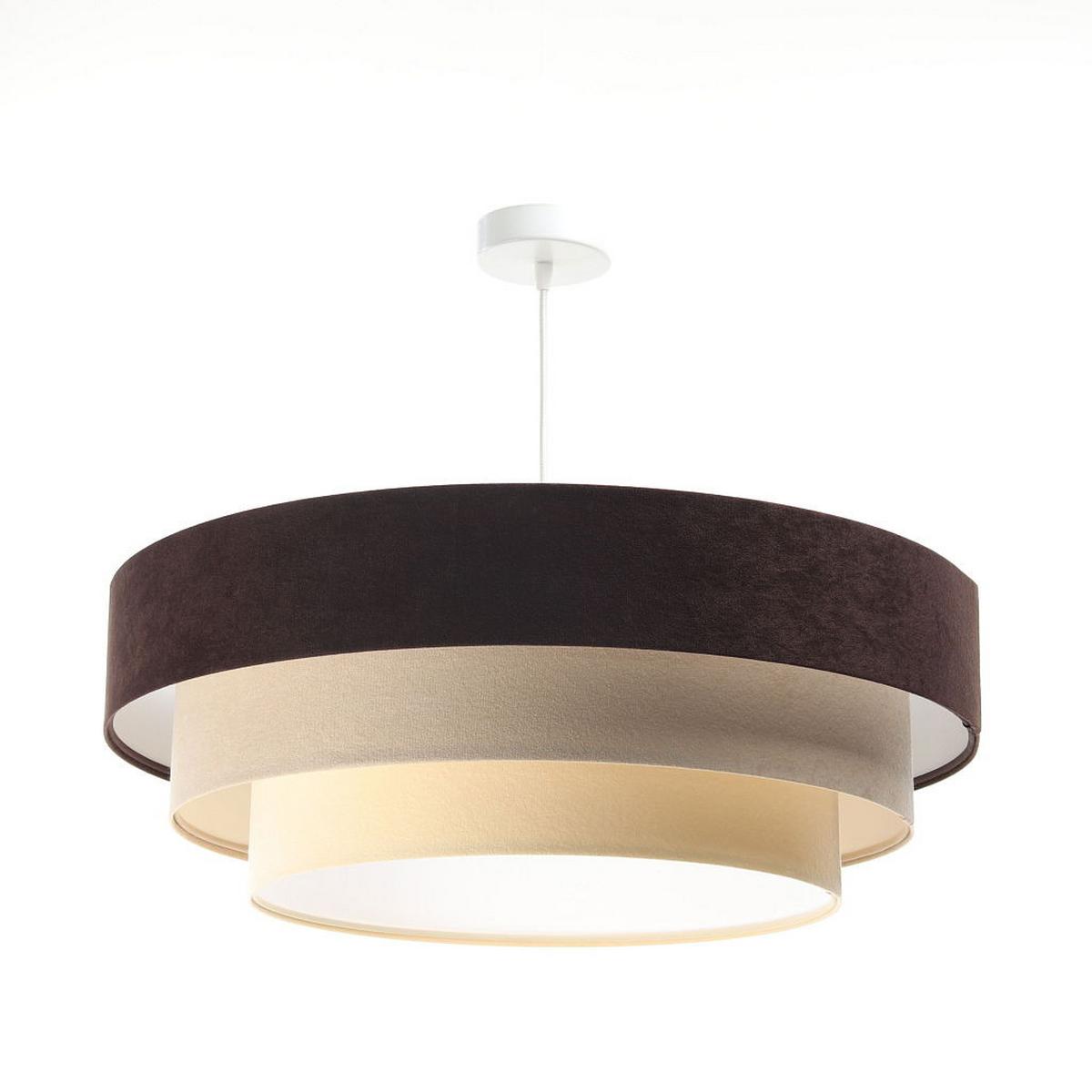 HÄNGELEUCHTE Beige 60/20 cm - Braun, Kunststoff (60/1.5/20cm) - ONZENO