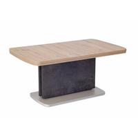 FUNKTIONSTISCH ausziehbar Caterina 110(145+180) x 63 x 53-72 Wohnzimmertisch Wildeiche/Beton - Naturfarben, Holz (110/63/53cm) - 58aufmkessel