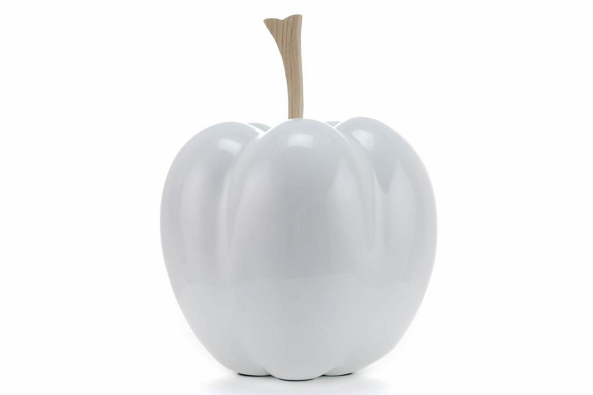 SKULPTUR Weiß 30/24 cm - Weiß, Stein (2.85/24/24cm) - KUNSTLOFT