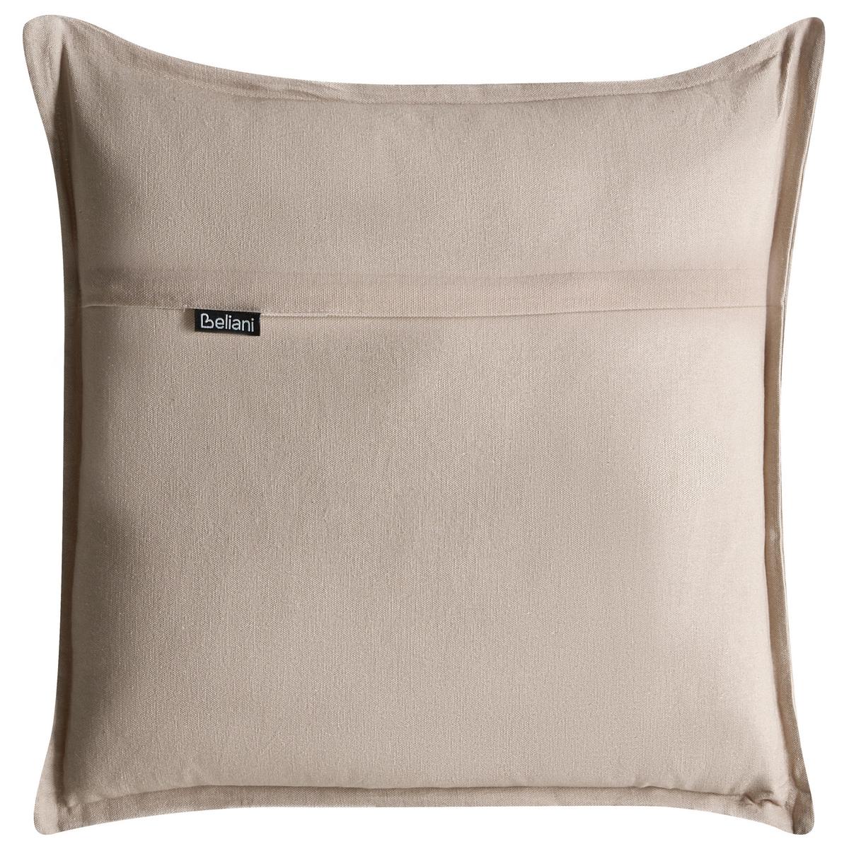 DEKOKISSEN 2er-Set Weiß 45/45 cm Ferna - Weiß, Textil (45/45cm) - Beliani