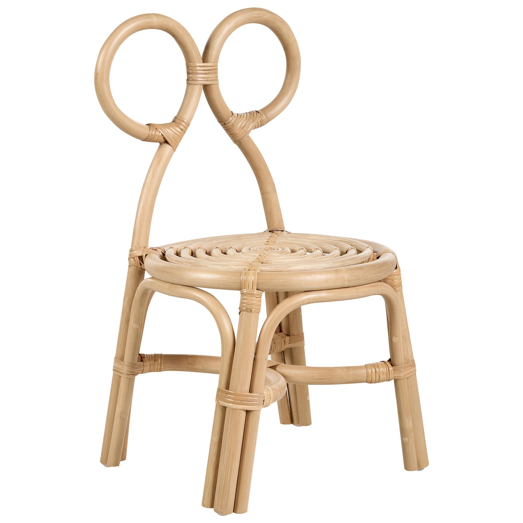 KINDERSESSEL Naturfarben Mirtia - Naturfarben, Naturmaterialien (34/59/28cm) - Beliani