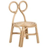 KINDERSESSEL Naturfarben Mirtia - Naturfarben, Naturmaterialien (34/59/28cm) - Beliani