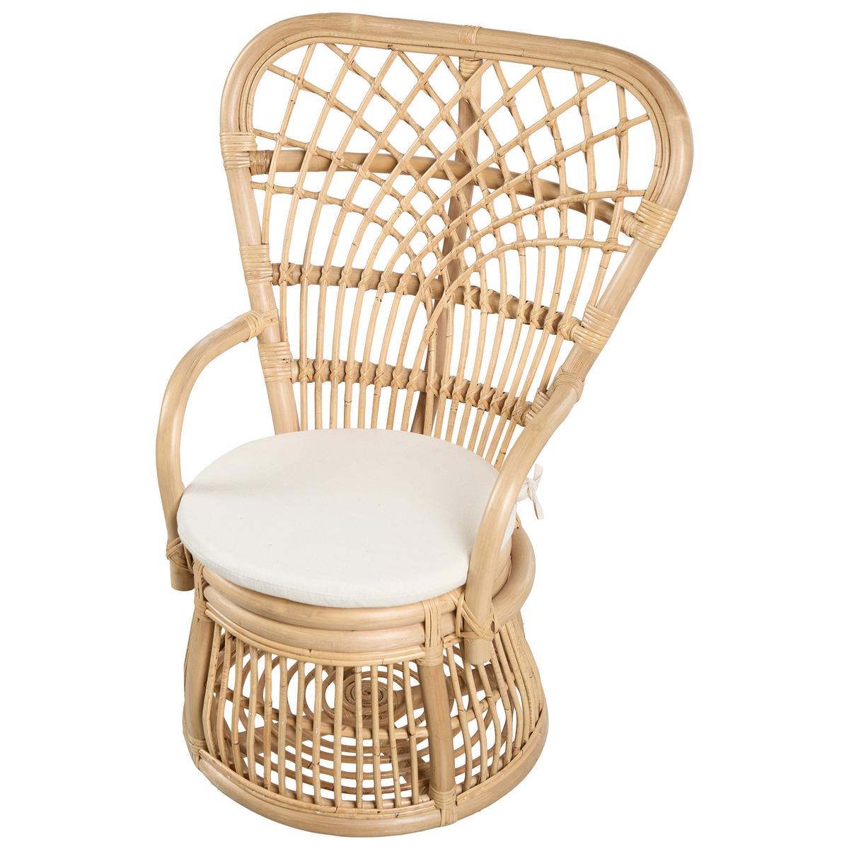 KINDERSESSEL Naturfarben Temeni - Naturfarben, Naturmaterialien (53/71/48cm) - Beliani
