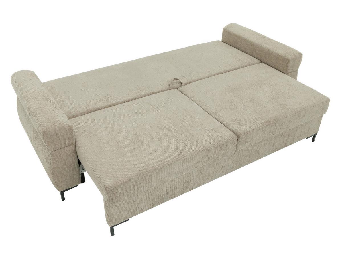 SCHLAFSOFA Berne - Hellgrau/Schwarz, Holz/Kunststoff (238/92/95cm) - MIRJAN24