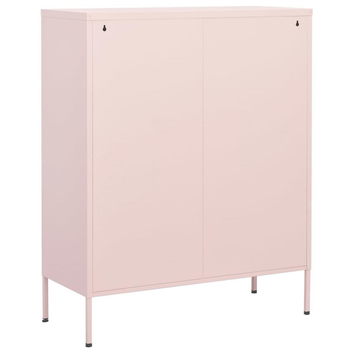 MEHRZWECKSCHRANK Watson 80/35/101.5 cm - Grau, Metall (80/101.5/35cm) - Nettlife