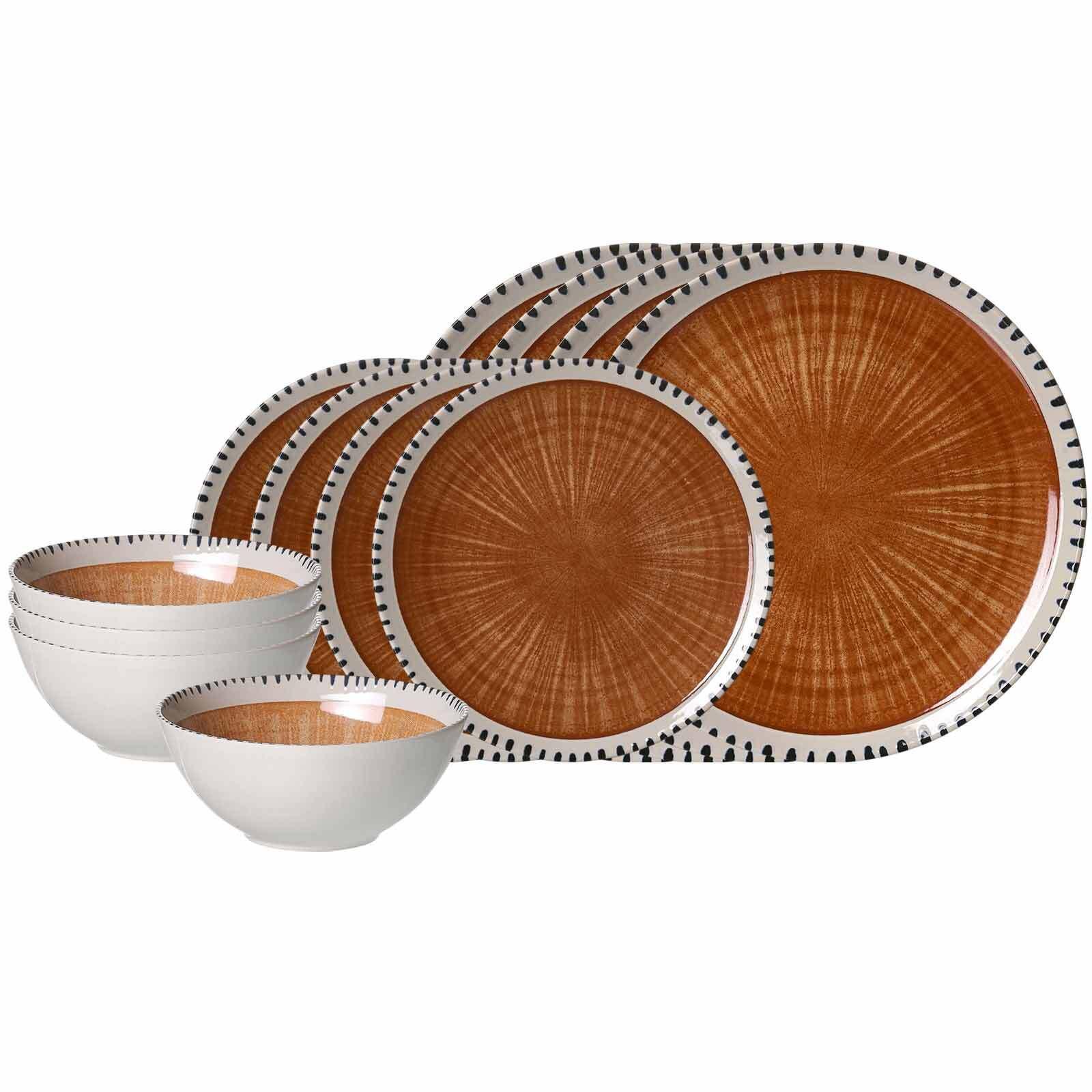 BASIC-SET Natura Braun 12-tlg. - Braun, Keramik (2/2/2cm) - Ritzenhoff Breker