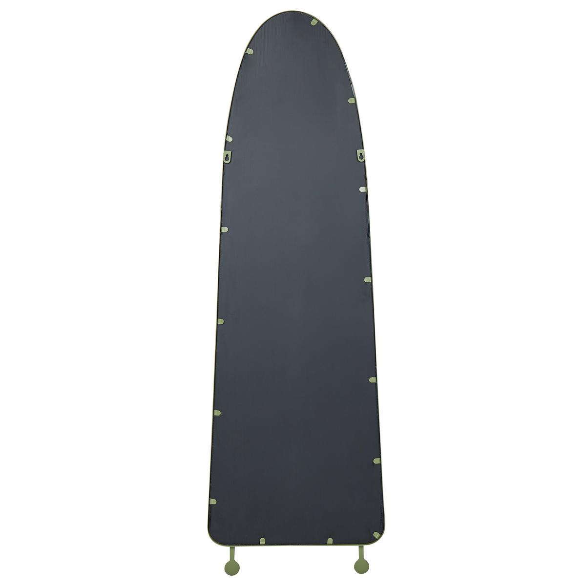 WANDSPIEGEL Metall grün 45/146 cm Parnay - Grün, Metall (45/146/3cm) - Beliani