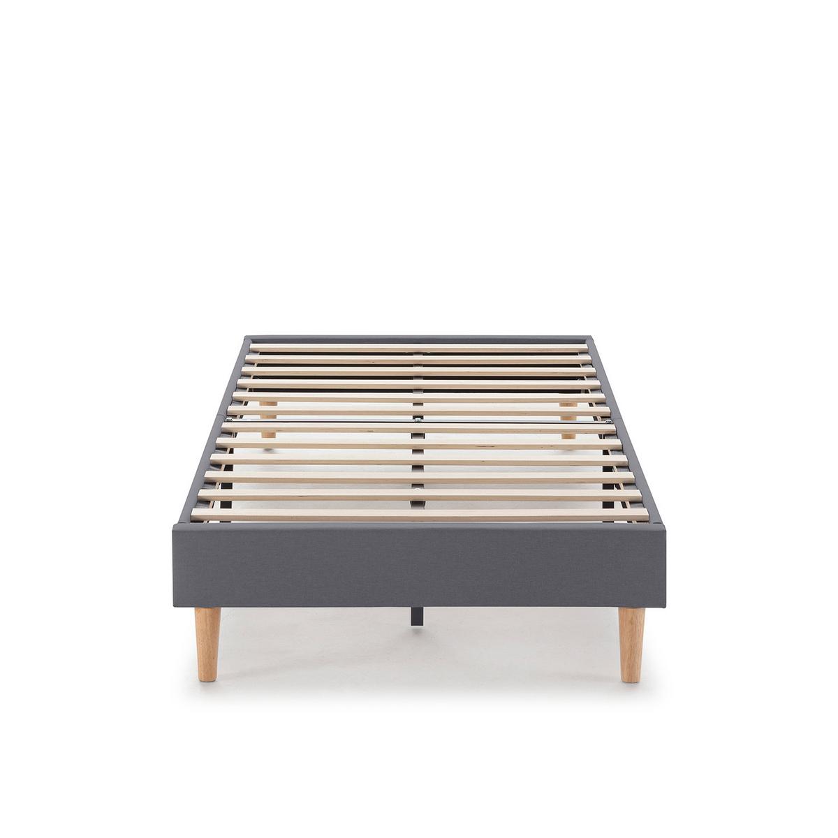POLSTERBETT + kopfteil 90x190 cm Aura, Dunkelgrau - Dunkelgrau, Textil (190/90/90cm) - VS Venta-stock