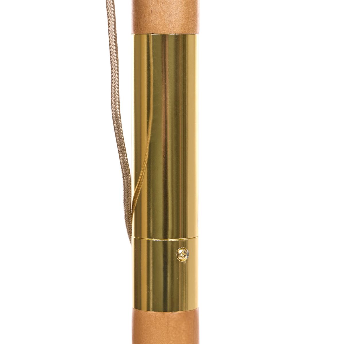 MARKTSCHIRM 270 cm Grün Toscana - Hellbraun/Braun, Holz (270/270cm) - Beliani