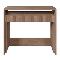 AUSZIEHBARER SCHREIBTISCH ZOOM EICHE CASELLA BRAUN 98 CM - Eichefarben, Holzwerkstoff (39/98/87cm) - Selsey