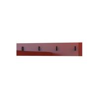 GARDEROBENPANEEL Linea Bordeaux Hochglanz - Bordeaux, Holzwerkstoff (72/14.5/3.5cm) - Vladon