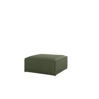 POLSTERHOCKER Celes Premium 85x85cm - Jadegrün, Holzwerkstoff/Textil (85/40/85cm) - Fun Möbel