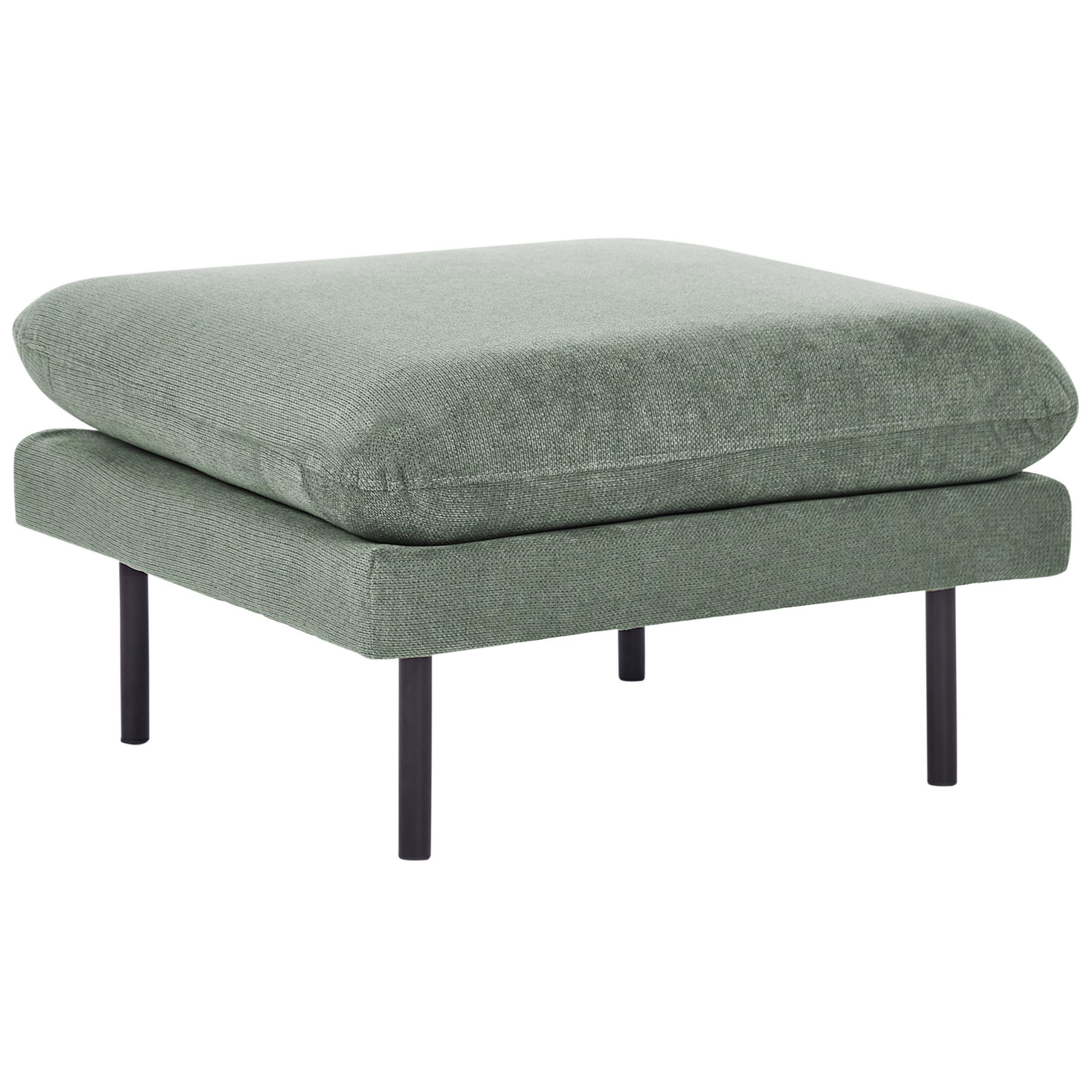 OTTOMANE Stoff Hellgrün Vinterbro - Hellgrün, Textil (70/44/70cm) - Beliani