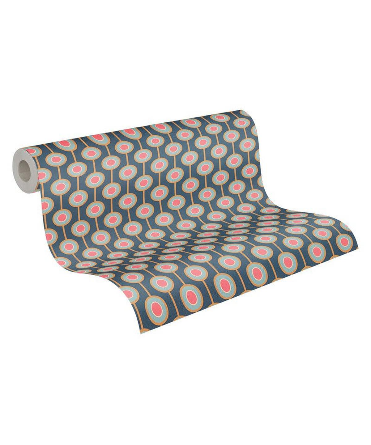 VLIESTAPETE Blau 53/850 cm - Blau, Textil (53/1cm) - KUNSTLOFT