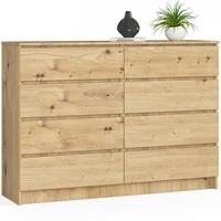 KOMMODE Eiche Artisan 99/138/40 - Eiche Artisan, Holzwerkstoff (138/99/40cm) - RAUMHIRSCH FURNITURE