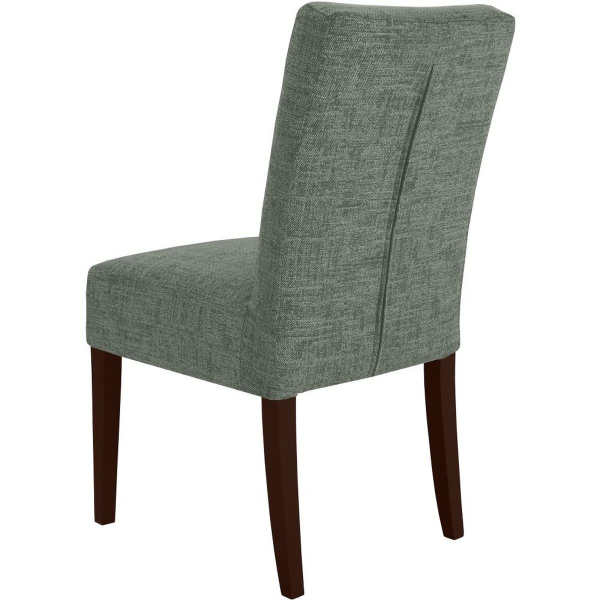 STUHL FREYA mit wengefarbenen Holzbeinen, Polsterstuhl, Dunkelgrün - Wengefarben/Dunkelgrün, Holz (47/94/42cm) - Beautysofa