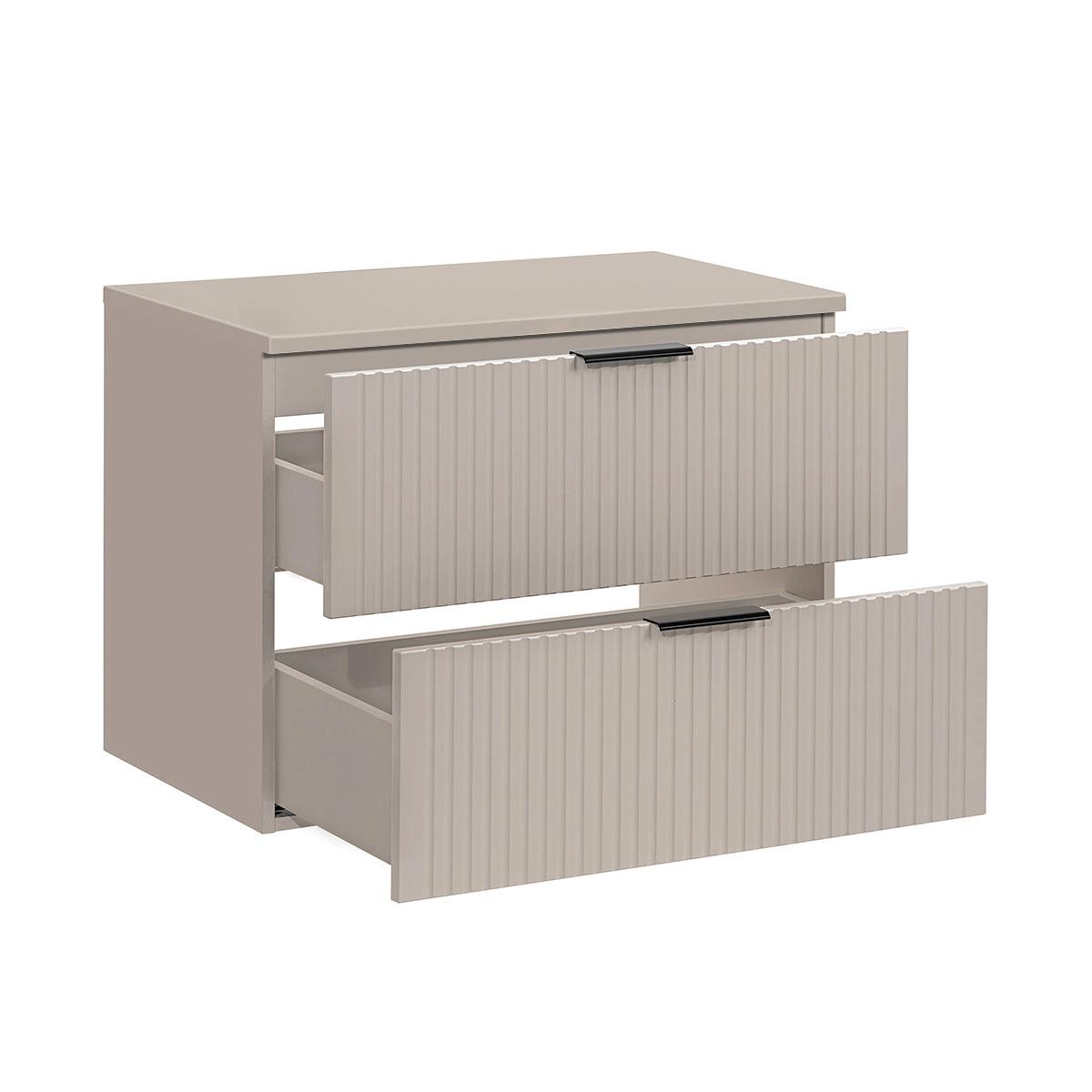 WASCHTISCHUNTERSCHRANK 80.6cm Adriel Kaschmir - Beige, Holzwerkstoff (80.6/59/46cm) - Petits-meubles