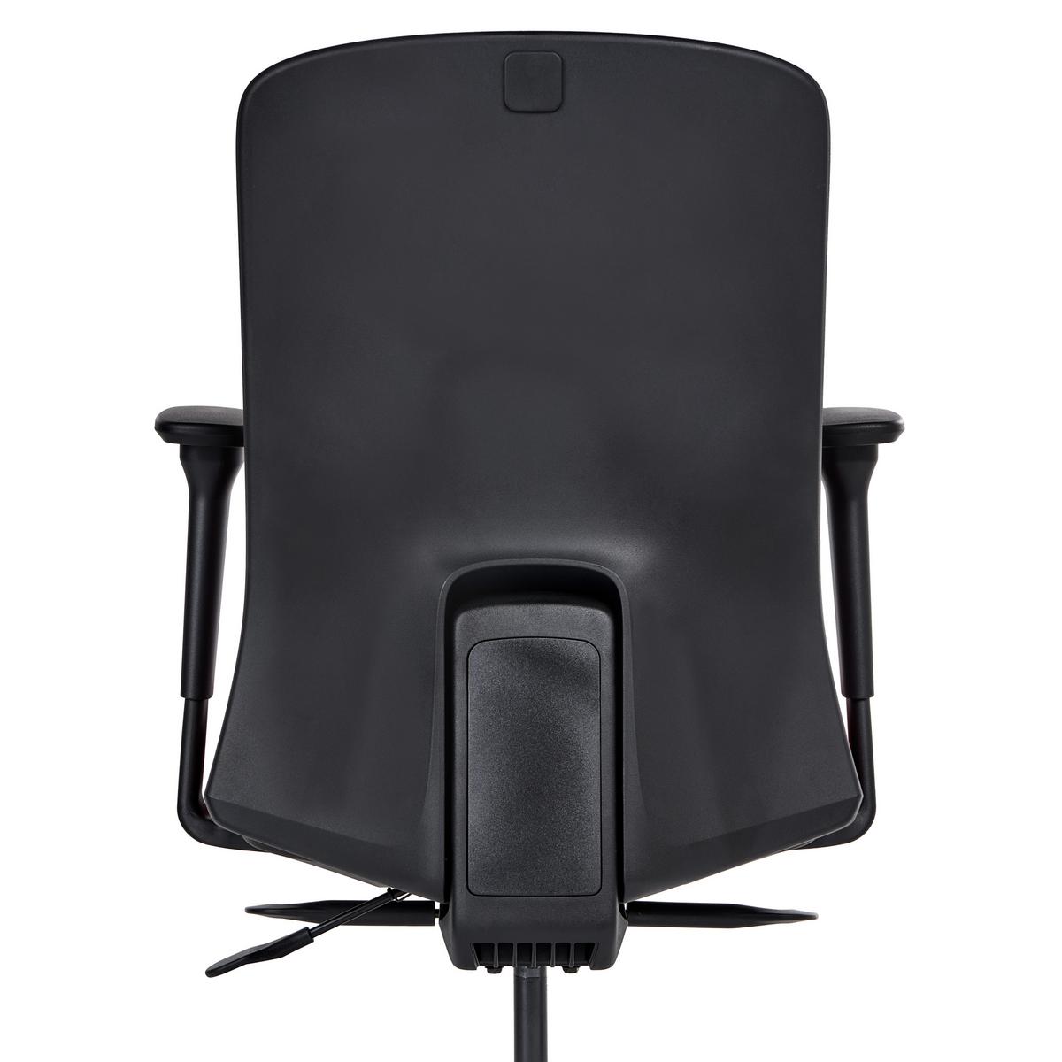 BÜROSTUHL Stoff Schwarz Kamilon - Schwarz, Textil (60/98/65cm) - Beliani