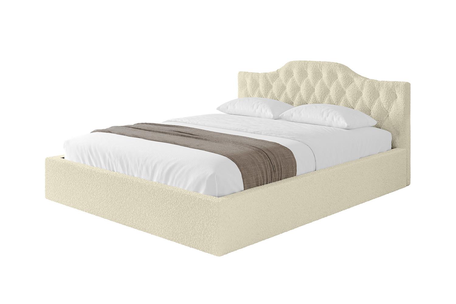 POLSTERBETT mit Bettkasten und Lattenrost, Boxbett ohne Matratze - FALIO-V1 120x200 Beige - Taupe, Holzwerkstoff/Textil (120/200cm) - ALTDECOR