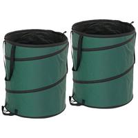 GARTENSACK 2x160L - Grün, Textil (55/65/55cm) - Outsunny