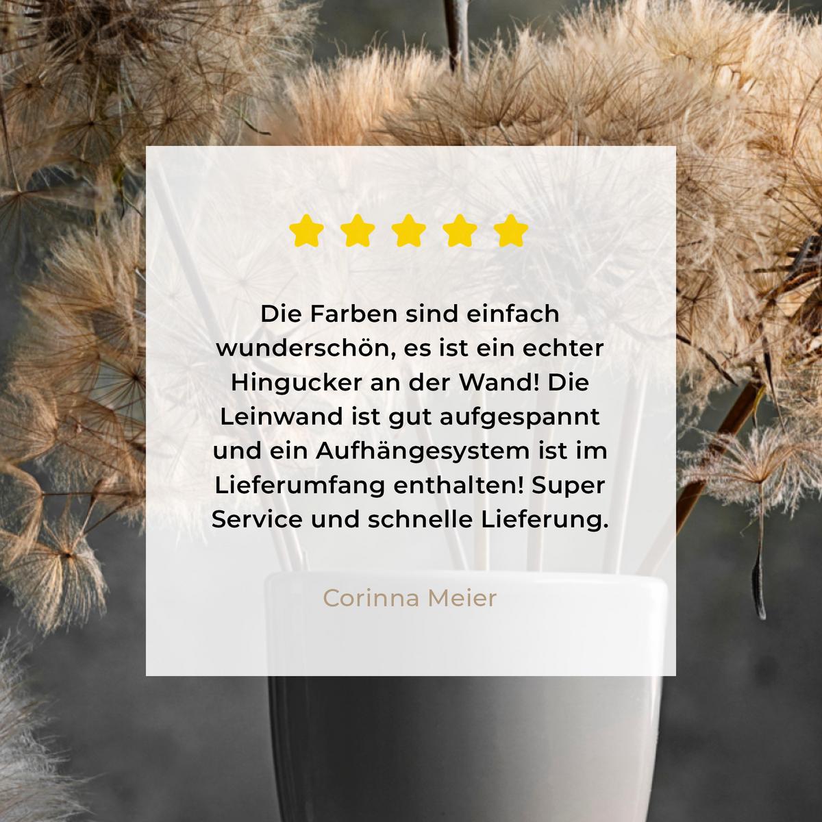 LEINWANDBILD Blumensamen - Löwenzahn - Vase - Stilleben - Blumenstrauß Deko Groß 90x90 cm - Dunkelgrau, Textil (90/90cm) - MuchoWow