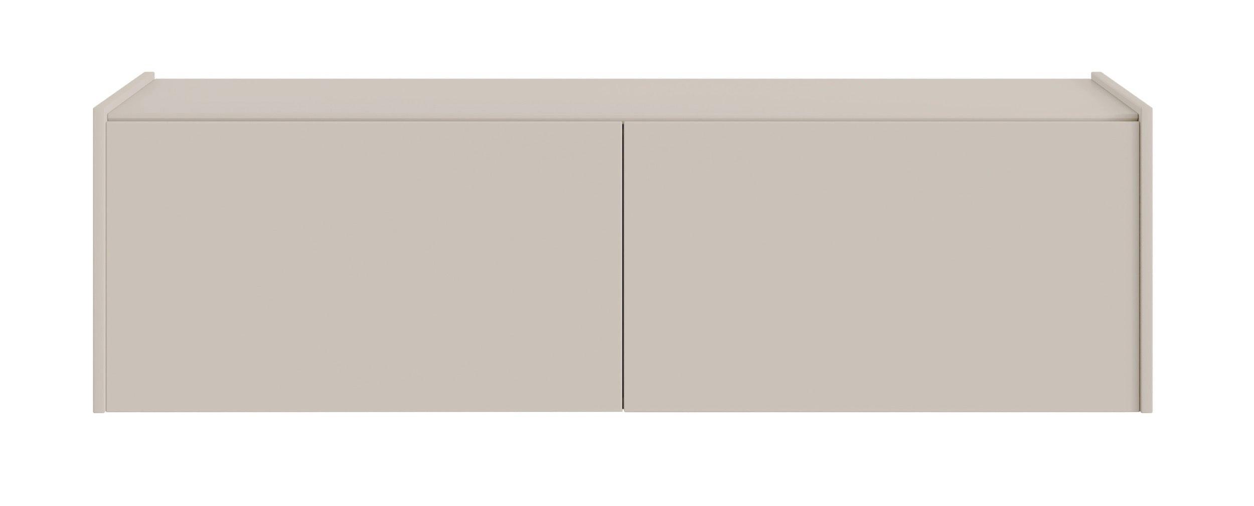 TV-LOWBOARD Magro 2-türig hängend oder stehend, Kaschmirgrau, 140 cm - Taupe, Holzwerkstoff (140/46.2/39cm) - Selsey