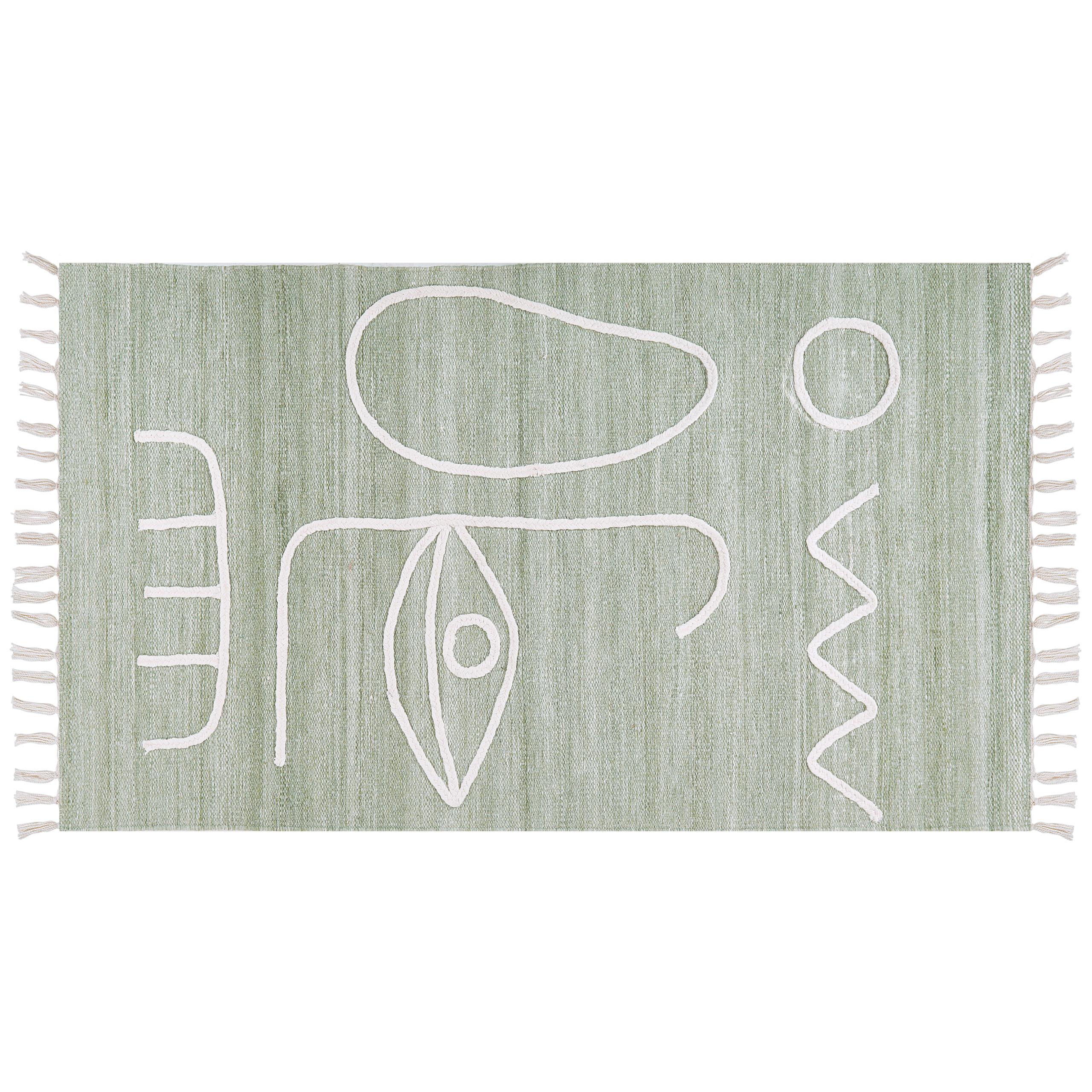 OUTDOOR-TEPPICH Yavu 150/80 cm - Grün, Kunststoff (80/150cm) - Beliani