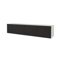 LOWBOARD ZENO-W 2x100x40x40 cm - Weiß / Schwarz - Schwarz, Holzwerkstoff (200/40/40cm) - ALTDECOR