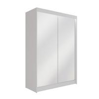 KLEIDERSCHRANK AMOHA mit LED - 120 cm - Weiß - Weiß, Holzwerkstoff (120/215/61cm) - ALTDECOR