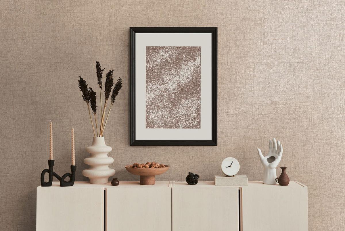 VLIESTAPETE Braun 53/1005 cm - Braun, Textil (53/1cm) - KUNSTLOFT