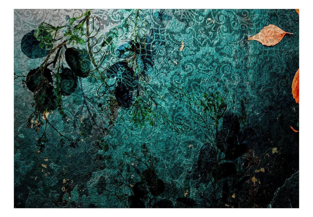 SELBSTKLEBENDE FOTOTAPETE Grün 98/70 cm - Grün, Kunststoff/Textil (98/1cm) - KUNSTLOFT