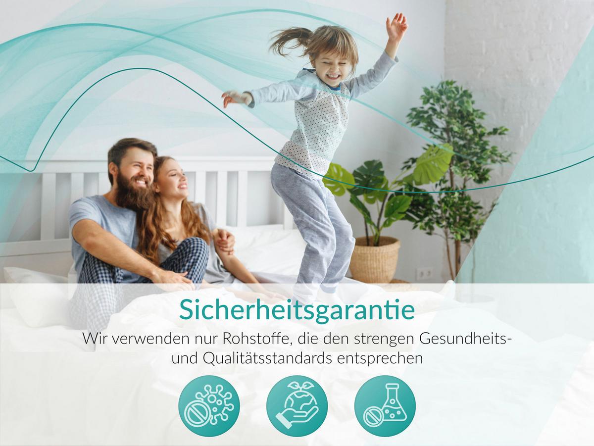 TASCHENMATRATZE TENE - 200/200 - H3 - Lux - Multicolor, Textil (200/200cm) - MKS