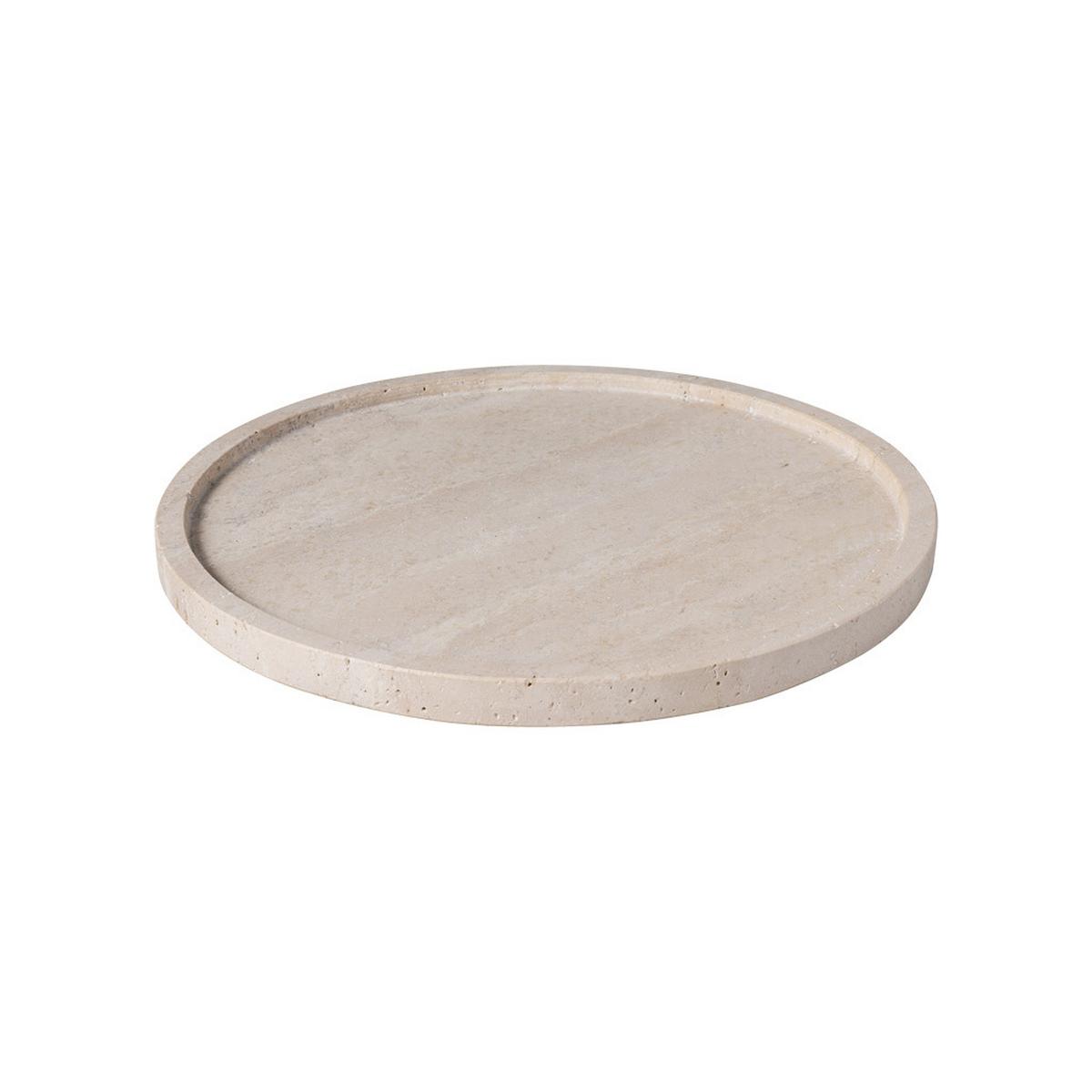 SERVIERTELLER Manufacture Travertine beige ø 24,5 cm - Beige, Keramik (24.5/1.7/24.5cm) - Villeroy & Boch