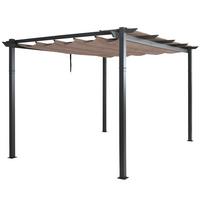PERGOLA taupe - Taupe, Metall (400/240/300cm) - MCW