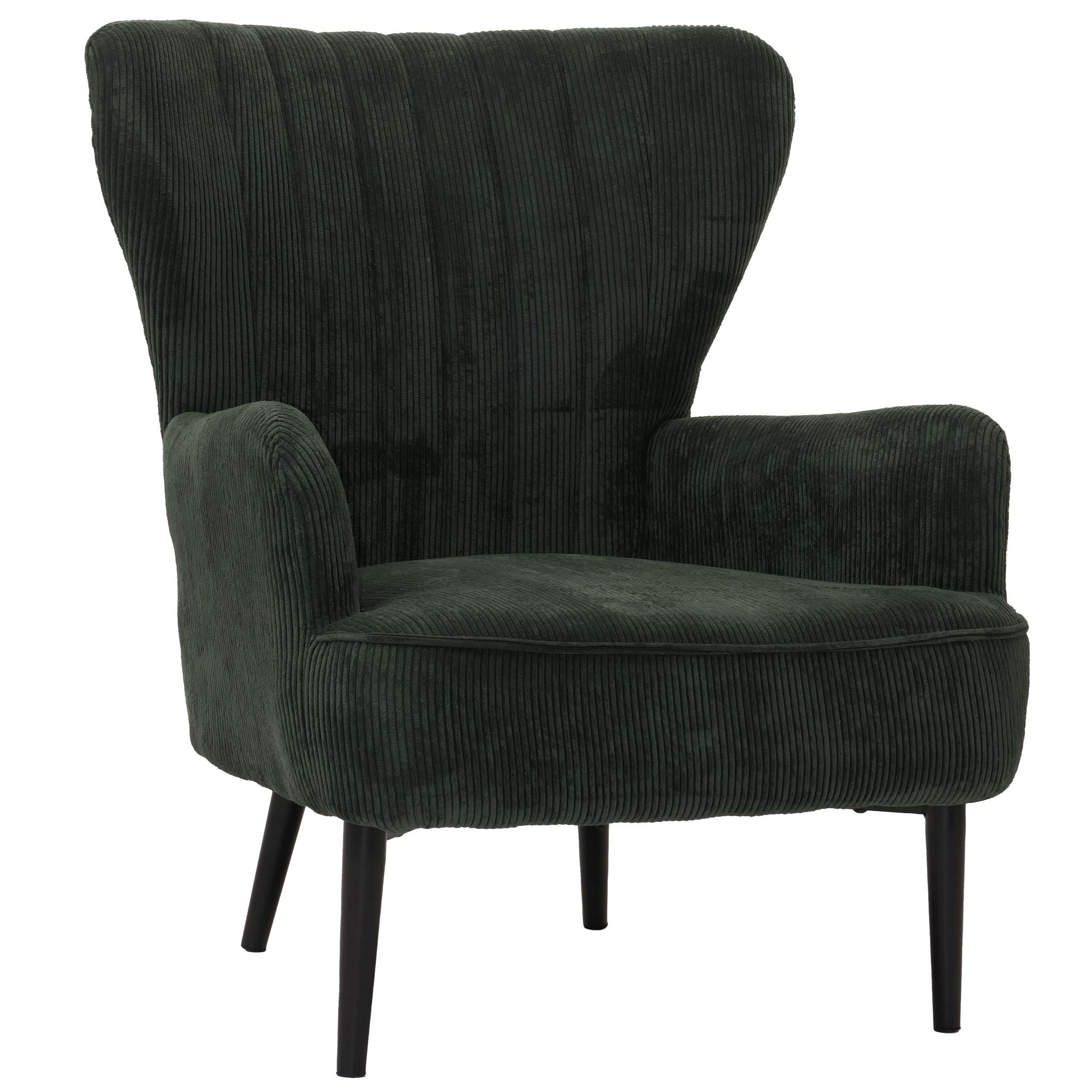 LOUNGE-SESSEL Dunkelgrün - Dunkelgrün, Textil (75/80/78cm) - MCW