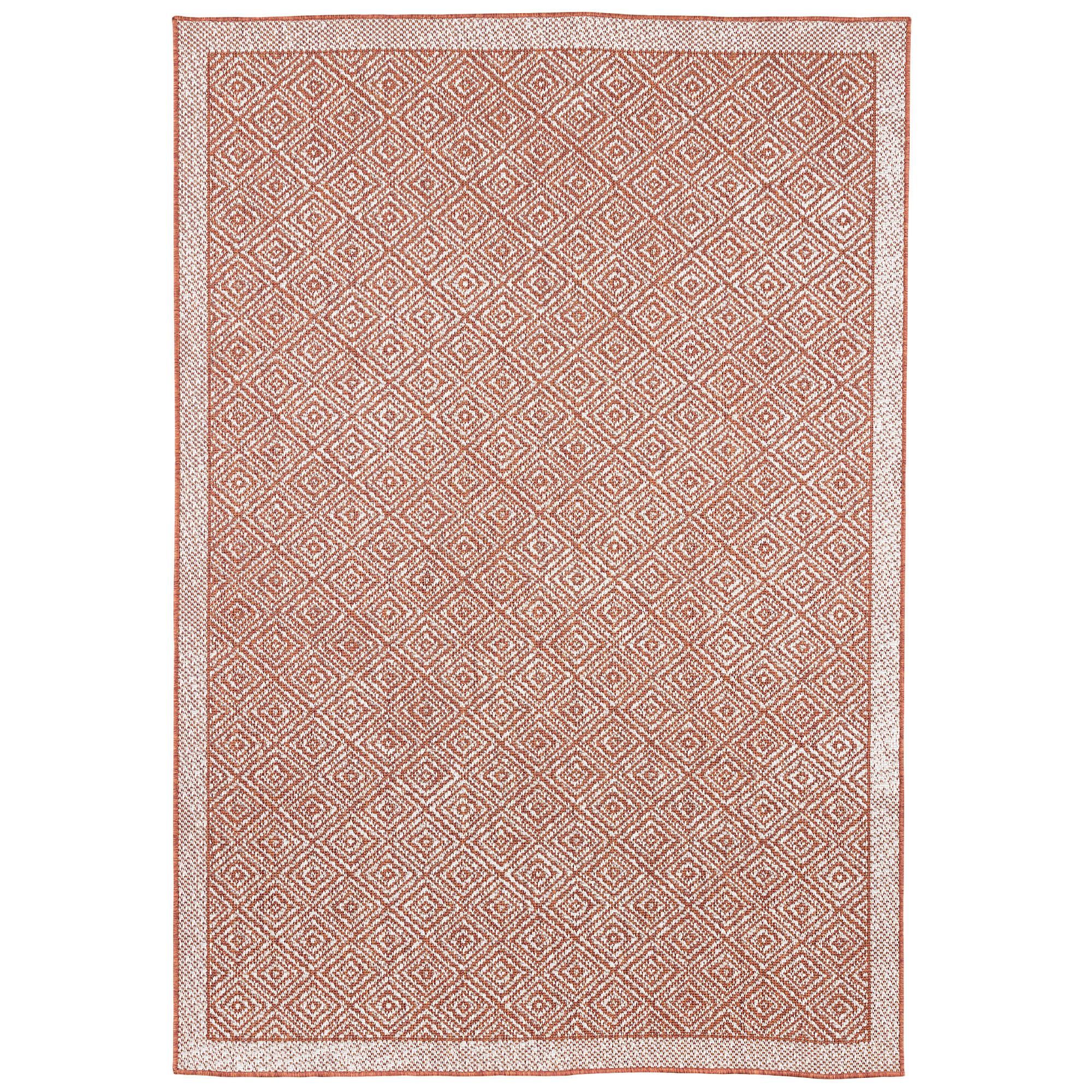 IN & OUTDOOR TEPPICH HAMPTON MELIERT - Terracotta, Textil (200/290cm) - Pergamon
