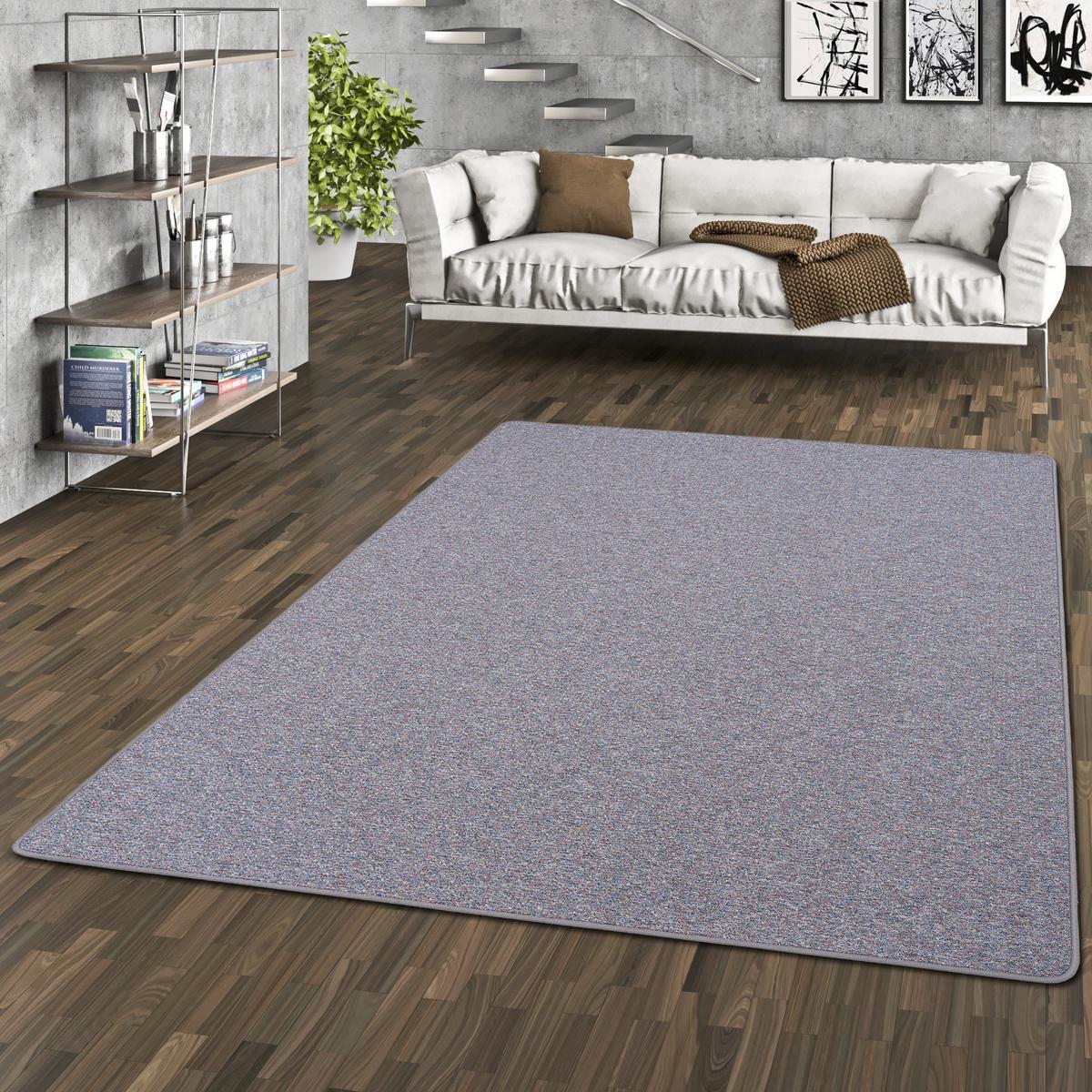 SCHLINGEN TEPPICH ALMA MELIERT - Grau, Textil (80/200cm) - Snapstyle