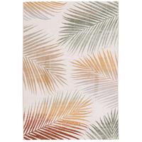 DESIGNER TEPPICH FARO TROPICAL BLÄTTER - Naturfarben, Textil (120/170cm) - Pergamon
