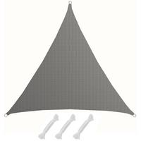 SONNENSEGEL Luftdurchlässig 500 cm Grau - Grau, Kunststoff (500/500cm) - Amanka