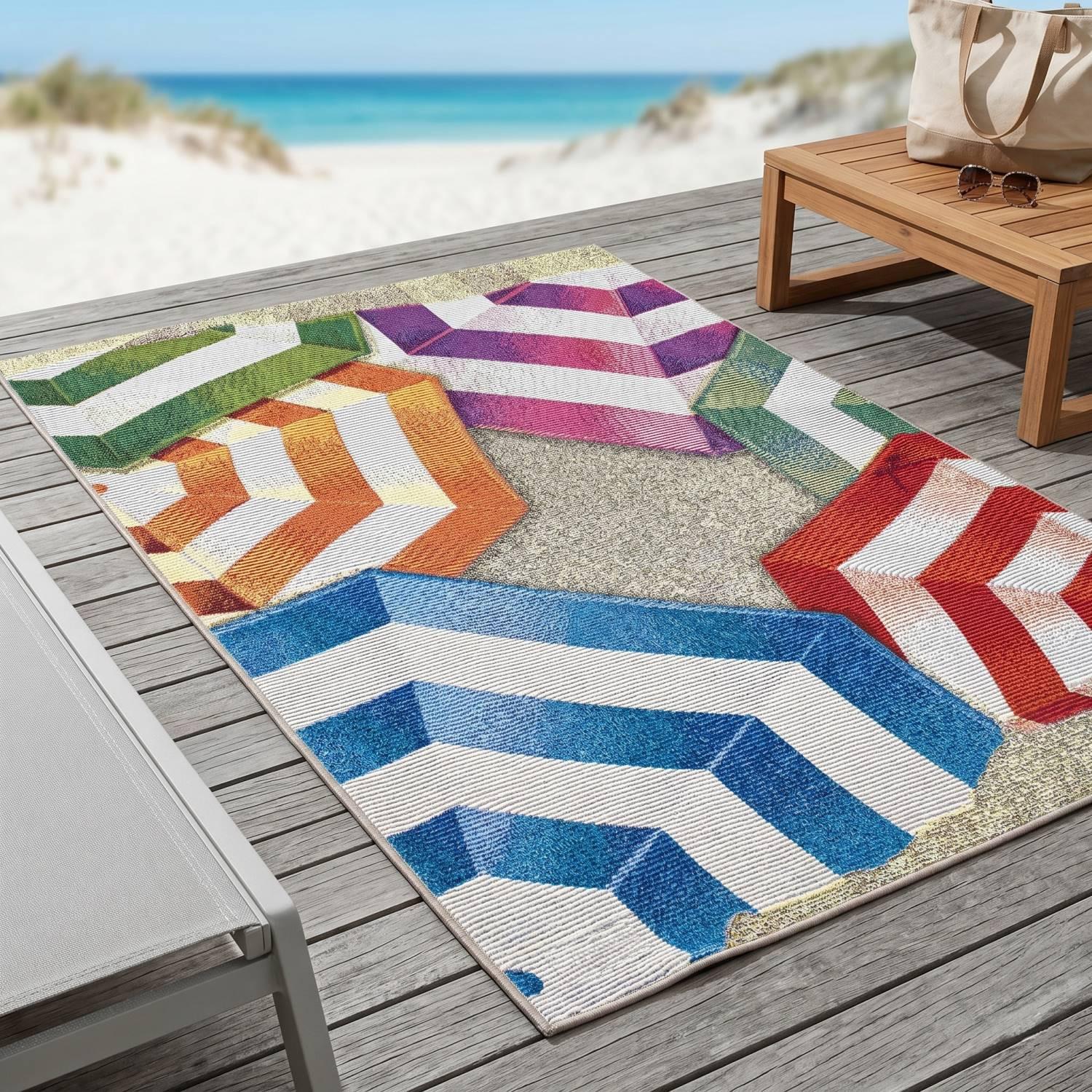 OUTDOORTEPPICH Rantum Beach 80x165 cm - Multicolor, Textil (80/165cm) - Sansibar SYLT