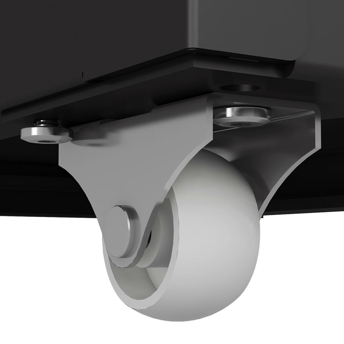 ROLLCONTAINER Kökar - Schwarz, Metall (28/48/41cm) - [en.casa]