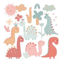 WANDAUFKLEBER 60x92cm - Die Welt der Dinosaurier - Multicolor, Kunststoff (60/92/0.1cm) - Wallfluent