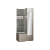 GARDEROBEN-SET Orion XXV - Kaschmir/Grau, Holzwerkstoff/Kunststoff (82/186/46cm) - MIRJAN24