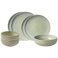 EINSTEIGER-SET Perlemor Alga grün 8-tlg. - Grün, Keramik (2/2/2cm) - like.Villeroy & Boch